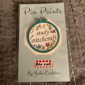 “I Study Stitchcraft” Hard Enamel Pin